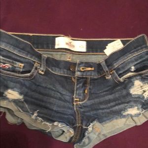 Holister denim shorts